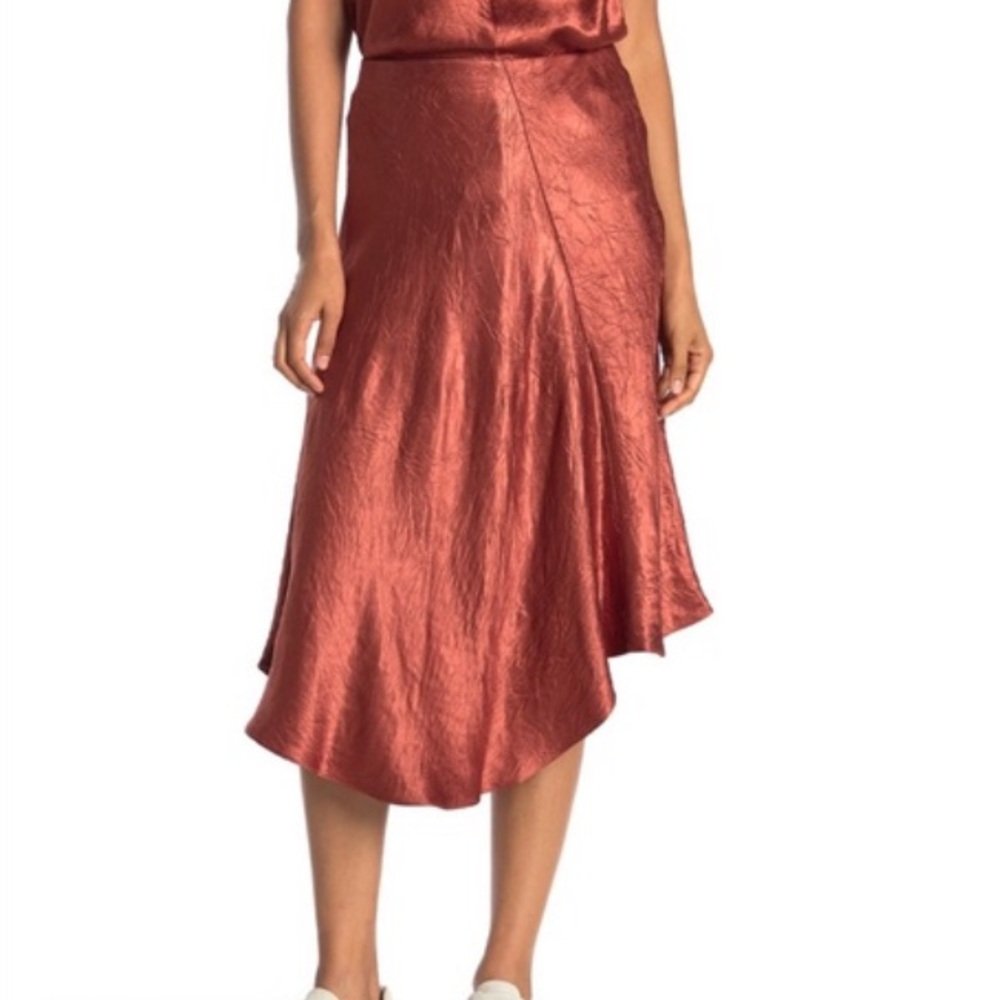 Vince Bias Cut midi skirt